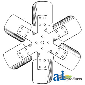 UF20570  Cooling Fan--6 Blade--Replaces NCA8600B